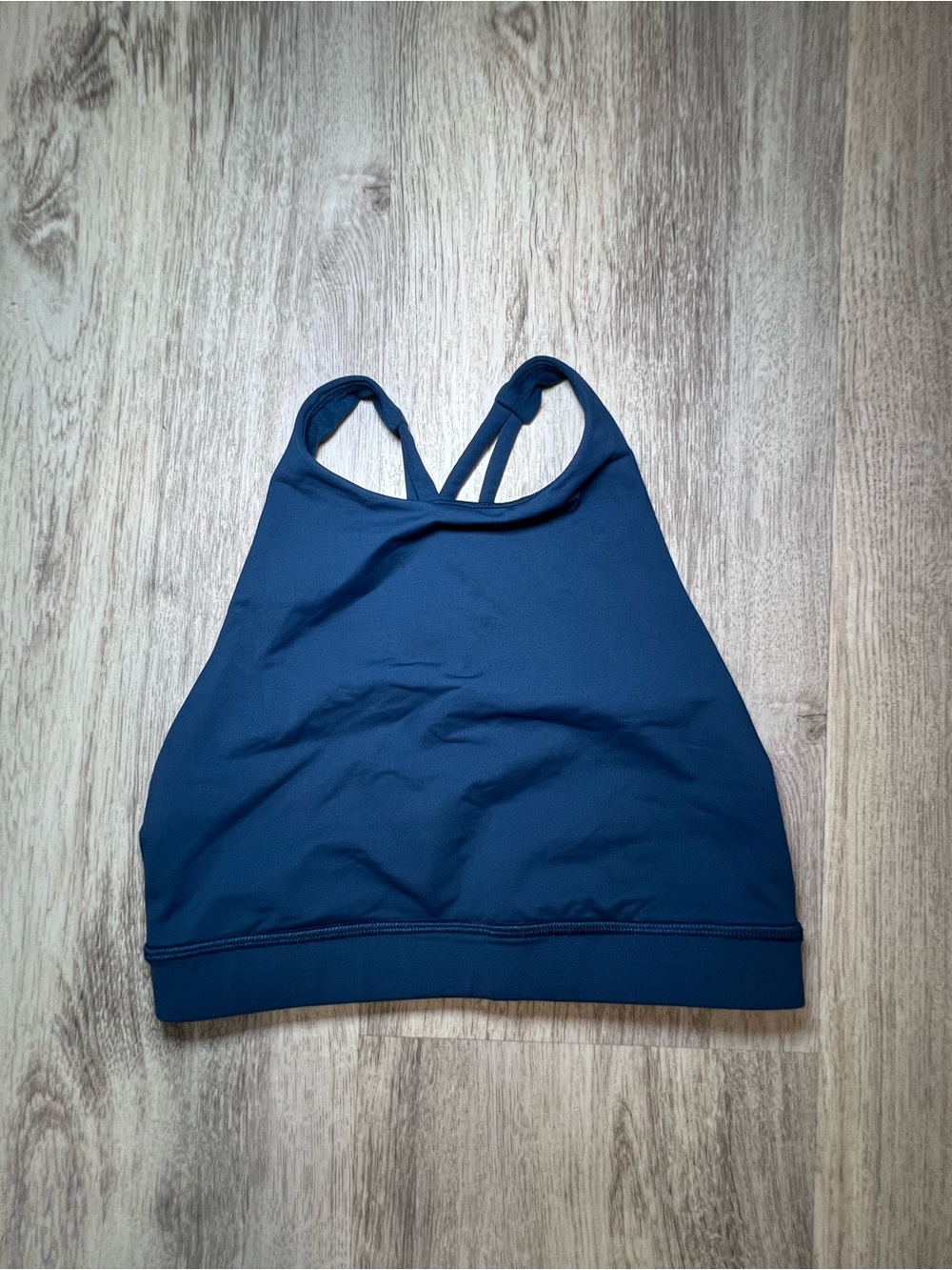 Lululemon Women's High-Neck Sports Bra in Navy Size 4